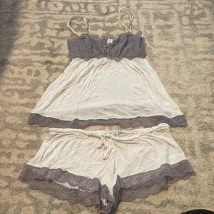 eberjey Matching intimate cami and short PJ set Size L